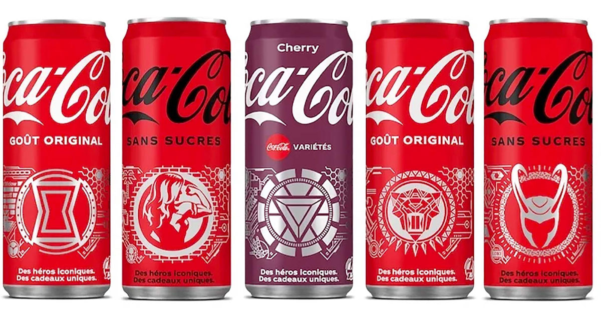 Marvel Coke Cans 2024 Candi Corissa